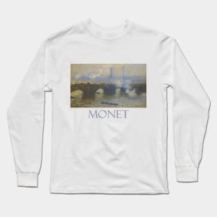 Waterloo Bridge, Gray Day (1903) by Claude Monet Long Sleeve T-Shirt